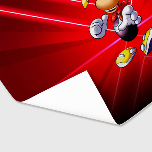 Бумага для упаковки 3D  Rayman red run - фото 3