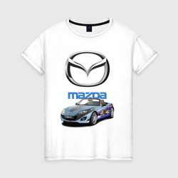 Женская футболка хлопок Mazda Japan