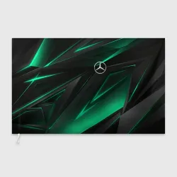 Флаг 3D Mercedes-Benz AMG neon stripes petronas