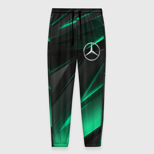 Мужские брюки 3D Mercedes-Benz AMG neon stripes petronas, цвет 3D печать