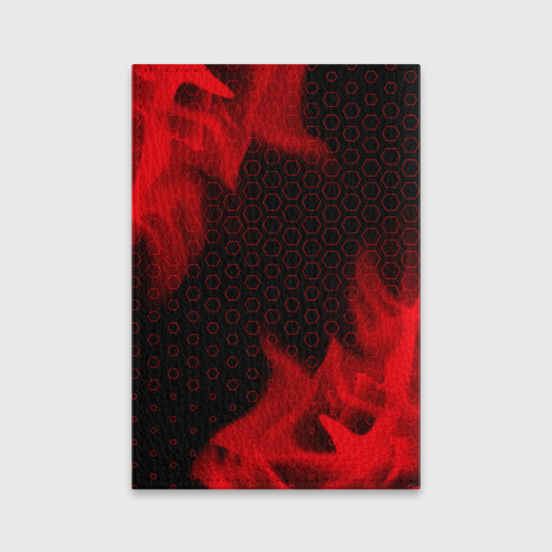 Обложка для паспорта матовая кожа Митсубиси Огонь, цвет пыльно-розовый - фото 2