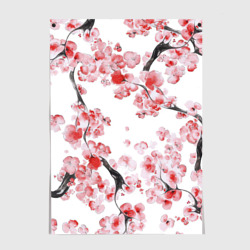 Постер Ранняя сакура