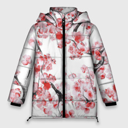 Женская зимняя куртка Oversize Ранняя сакура