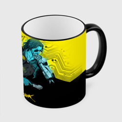 Кружка с полной запечаткой Ви и Джонни Cyberpunk 2077 Vi johnny