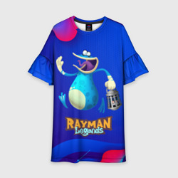 Детское платье 3D Синий globox Rayman