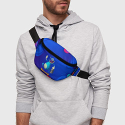 Поясная сумка 3D Синий globox Rayman - фото 2
