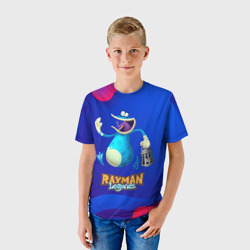 Детская футболка 3D Синий globox Rayman - фото 2