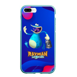 Чехол для iPhone 7Plus/8 Plus матовый Синий globox Rayman