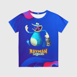 Детская футболка 3D Синий globox Rayman