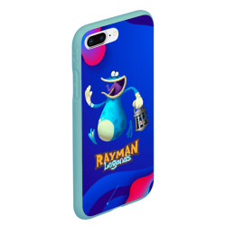 Чехол для iPhone 7Plus/8 Plus матовый Синий globox Rayman - фото 2