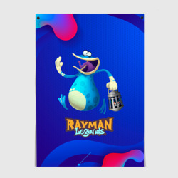 Постер Синий globox Rayman