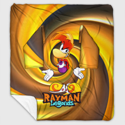 Плед с рукавами Rayman Legends на фоне желтой спирали