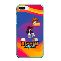 Чехол для iPhone 7Plus/8 Plus матовый Rayman абстрактные волны