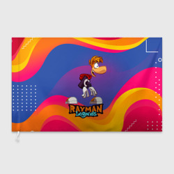 Флаг 3D Rayman абстрактные волны