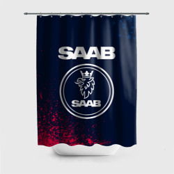 Штора 3D для ванной Saab - Краска
