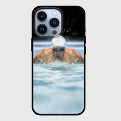 Чехол для iPhone 13 Pro Плавание Пловец