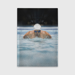 Обложка для автодокументов Плавание Пловец