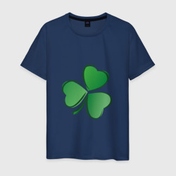 Мужская футболка хлопок Ирландский Клевер День Св. Патрика