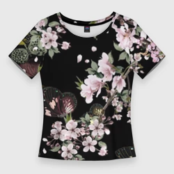 Женская футболка 3D Slim Краски весны