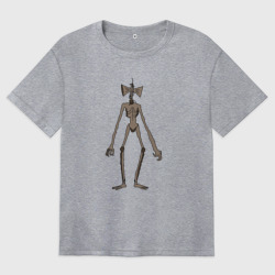 Женская футболка хлопок Oversize Сиреноголовый Reloaded