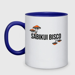 Кружка двухцветная Грибы Sabikui Bisco