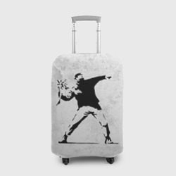 Чехол для чемодана 3D Banksy бунт Riot Бэнкси
