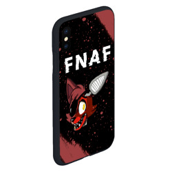 Чехол для iPhone XS Max матовый Five nights at Freddy's - Фокси Краска - фото 2