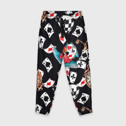 Детские брюки 3D Алиса в стране чудес - карты