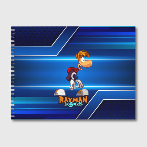 Альбом для рисования Rayman синий абстрактный фон