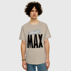 Мужская футболка хлопок Oversize Нереальный Макс - фото 2