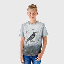 Детская футболка 3D Ворон на РУнаХ руны - фото 2