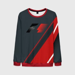 Мужской свитшот 3D F1 Большое лого