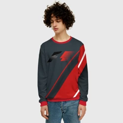 Мужской свитшот 3D F1 Большое лого - фото 2