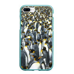 Чехол для iPhone 7Plus/8 Plus матовый Пингвины Penguins