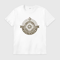 Мужская футболка хлопок Навигатор