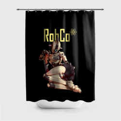 Штора 3D для ванной Fallout - RobCo