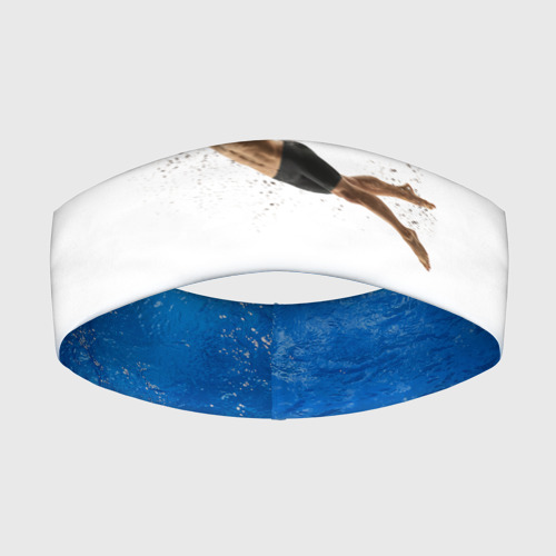 Повязка на голову 3D Спортивное плавание Aqua sport