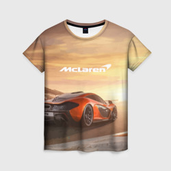 Женская футболка 3D McLaren - легендарная гоночная команда
