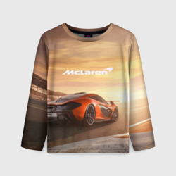 Детский лонгслив 3D McLaren - легендарная гоночная команда