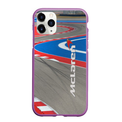 Чехол для iPhone 11 Pro Max матовый McLaren Racing Route