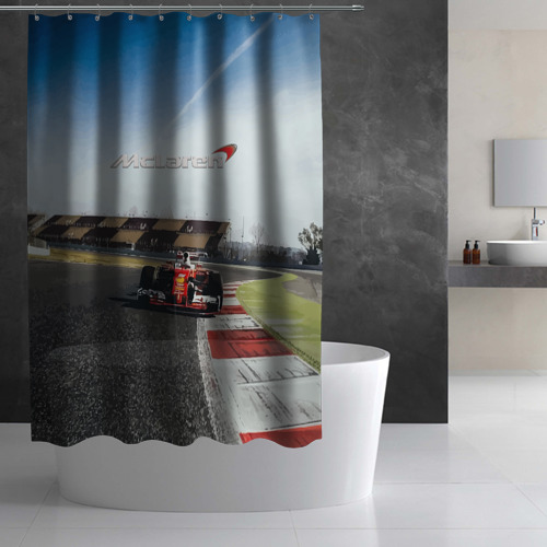 Штора 3D для ванной McLaren F1 Racing Team - фото 2
