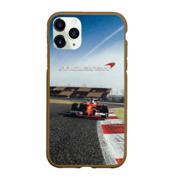 Чехол для iPhone 11 Pro Max матовый McLaren F1 Racing Team