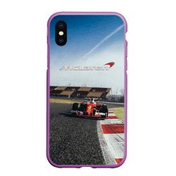 Чехол для iPhone XS Max матовый McLaren F1 Racing Team