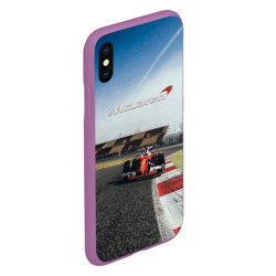 Чехол для iPhone XS Max матовый McLaren F1 Racing Team - фото 2