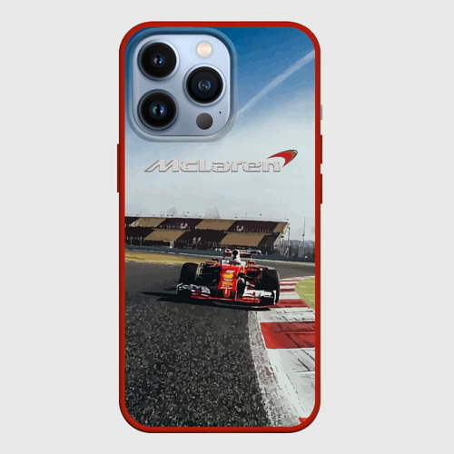 Чехол для iPhone 13 Pro McLaren F1 Racing Team, цвет красный