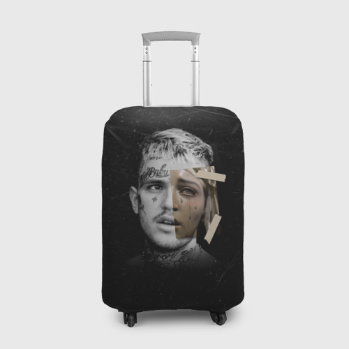 Чехол для чемодана с принтом Лил Пип эстетик, вид спереди №1