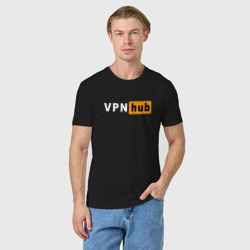 Мужская футболка хлопок Vpnhub - фото 2