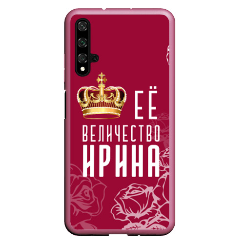 Чехол для Honor 20 Её величество Прекрасная, цвет малиновый