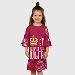Детское платье 3D Её величество Прекрасная Ольга - фото 2