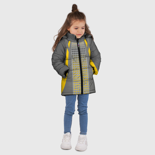 Зимняя куртка для девочек 3D Для спортивного удовольствия, цвет черный - фото 5